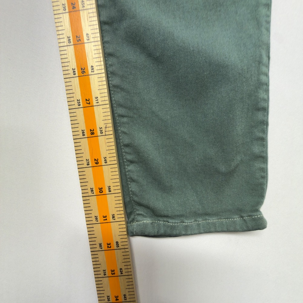 KUT from the Kloth Mia Toothpick Skinny Sage Green Jeans  Size 16 - Picture 8 of 9